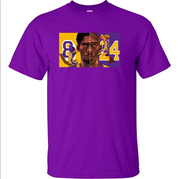 Kobe Number 8 - 24 Tee - Short Sleeve T-Shirt - Picture 2 of 3